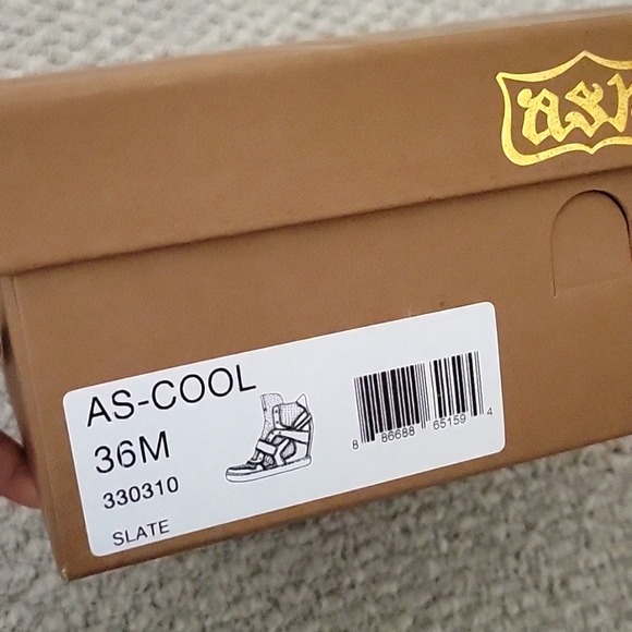 ASH "Cool" Wedge Sneakers / Slate - Picture 13 of 13